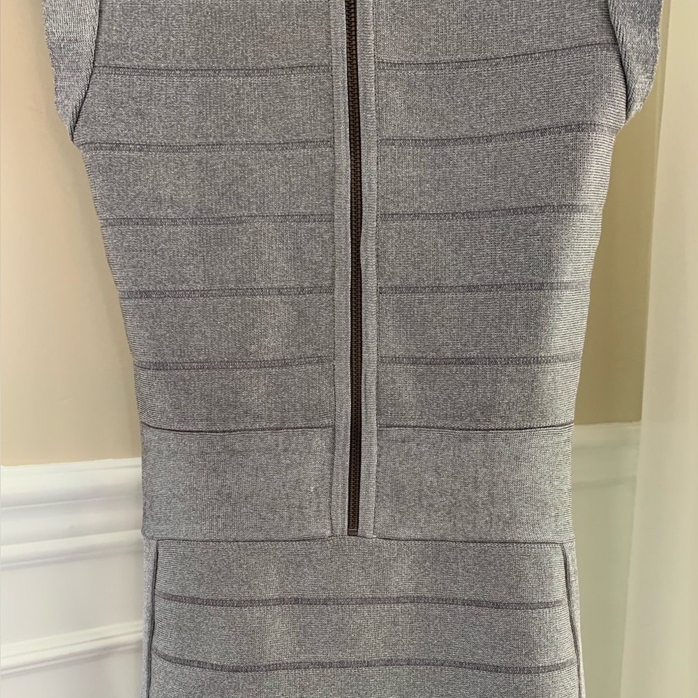 French connection size 2 metallic mini dress - Picture 14 of 16